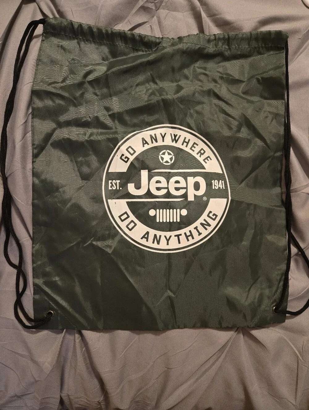 Jeep drawstring bag